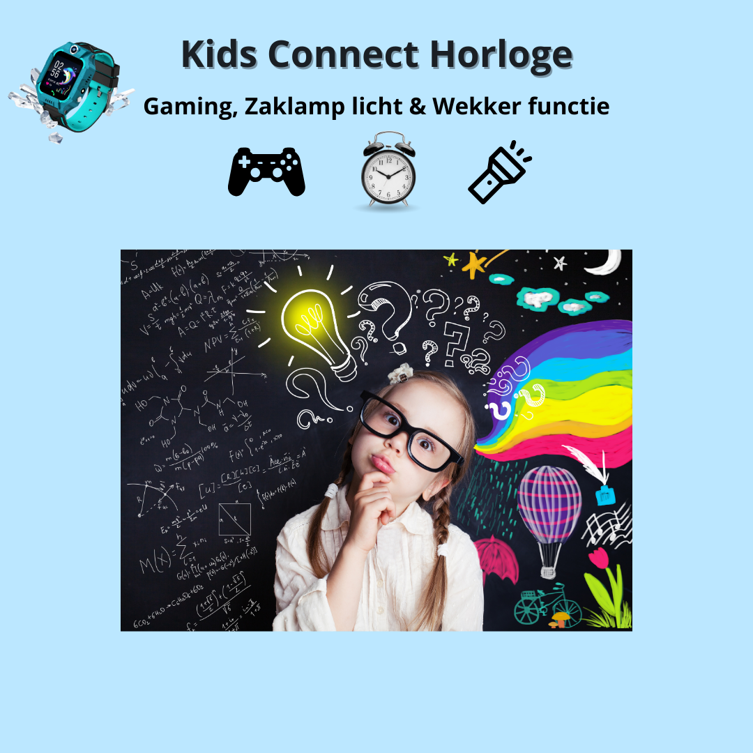 Kids Connect Smartwatch – Houd contact en weet altijd waar je kind is.